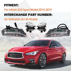 LED Bumper Fog Lamp Turn Signal Light for Infiniti Q50 Q50S (2014–2020)