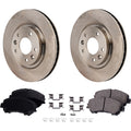 Front Brake Disc Rotors and Pads Kit for Nissan Rogue Sport (2021–2022)