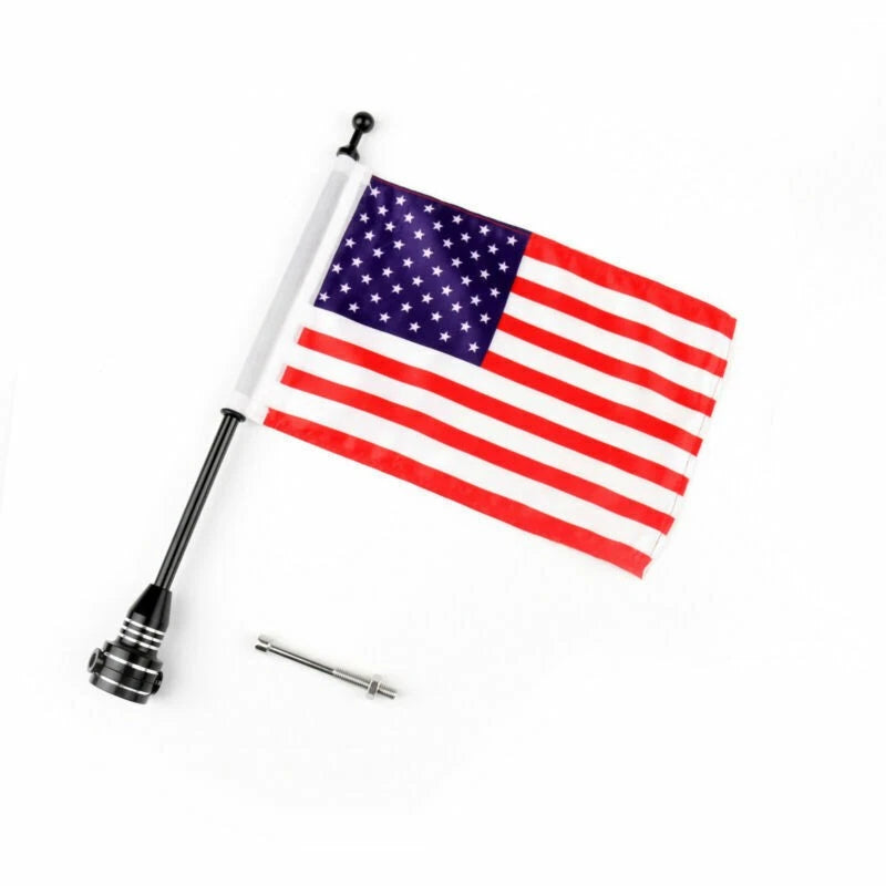 Custom Rear Side Mount Flag Pole with Flag for 833 F1 (Year Not Specified)