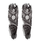 PVC Custom Front Fork Skull Decal Stickers for Harley