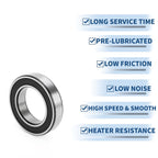 Deep Groove Ball Bearing 45x75x16mm for Scooter Skateboard (6009VV)