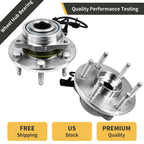 Front Wheel Bearing & Hub for GMC Sierra, Chevy Silverado, Escalade, Tahoe (4WD)