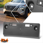 Front Bumper License Plate Mounting Bracket for Nissan Rogue (2021–2023)