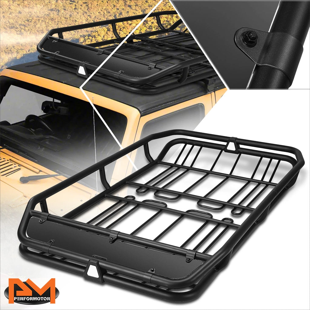 Mild Steel Roof Rack for Van/SUV (68"x 41") Cargo Carrier Basket