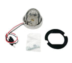 Amber LED Smoked Lens Turn Signal Light Flush Mount Kit for Watermelon Jeep ( )