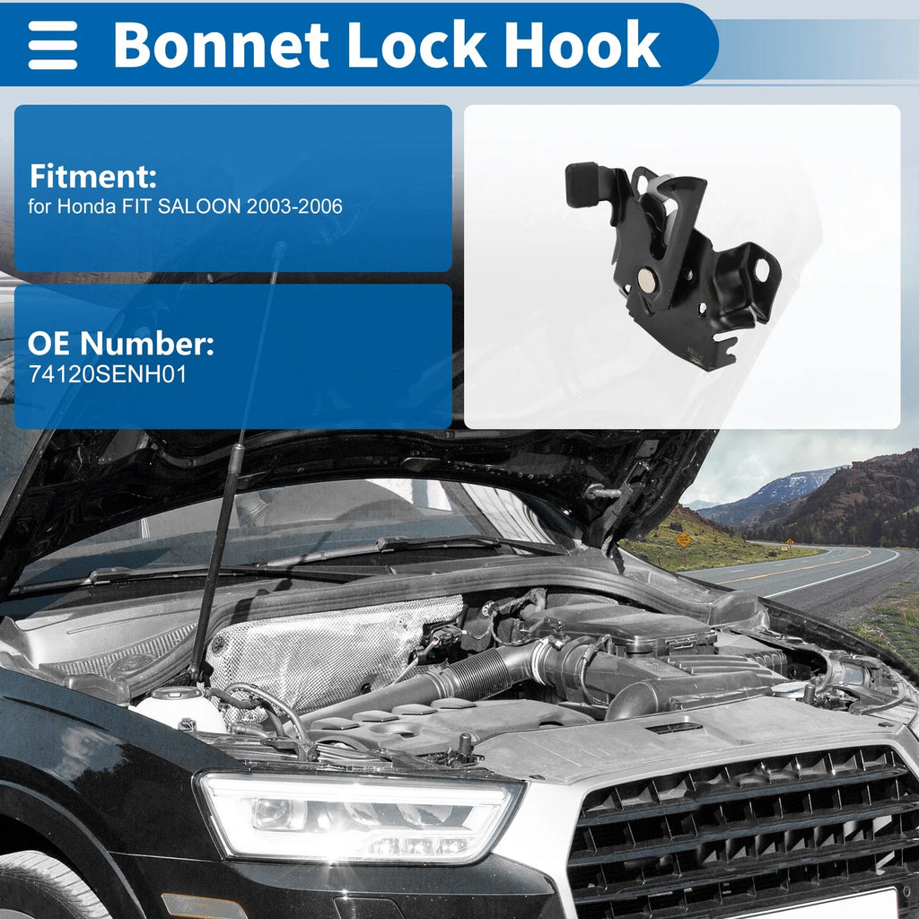 Hood Latch Assembly for Honda Fit Saloon (2003–2006) No. 74120SENH01