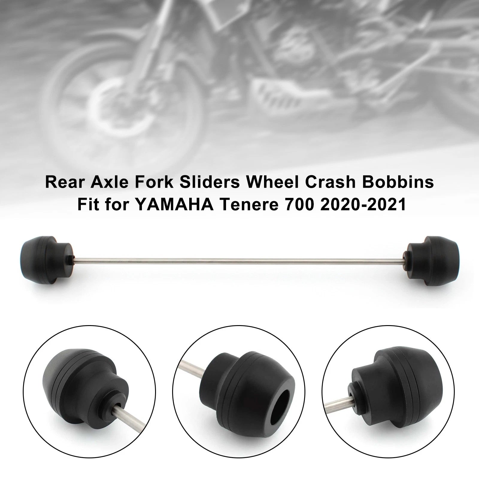 Rear Spindle Bobbins for Yamaha Tenere 700 (2020–2021)