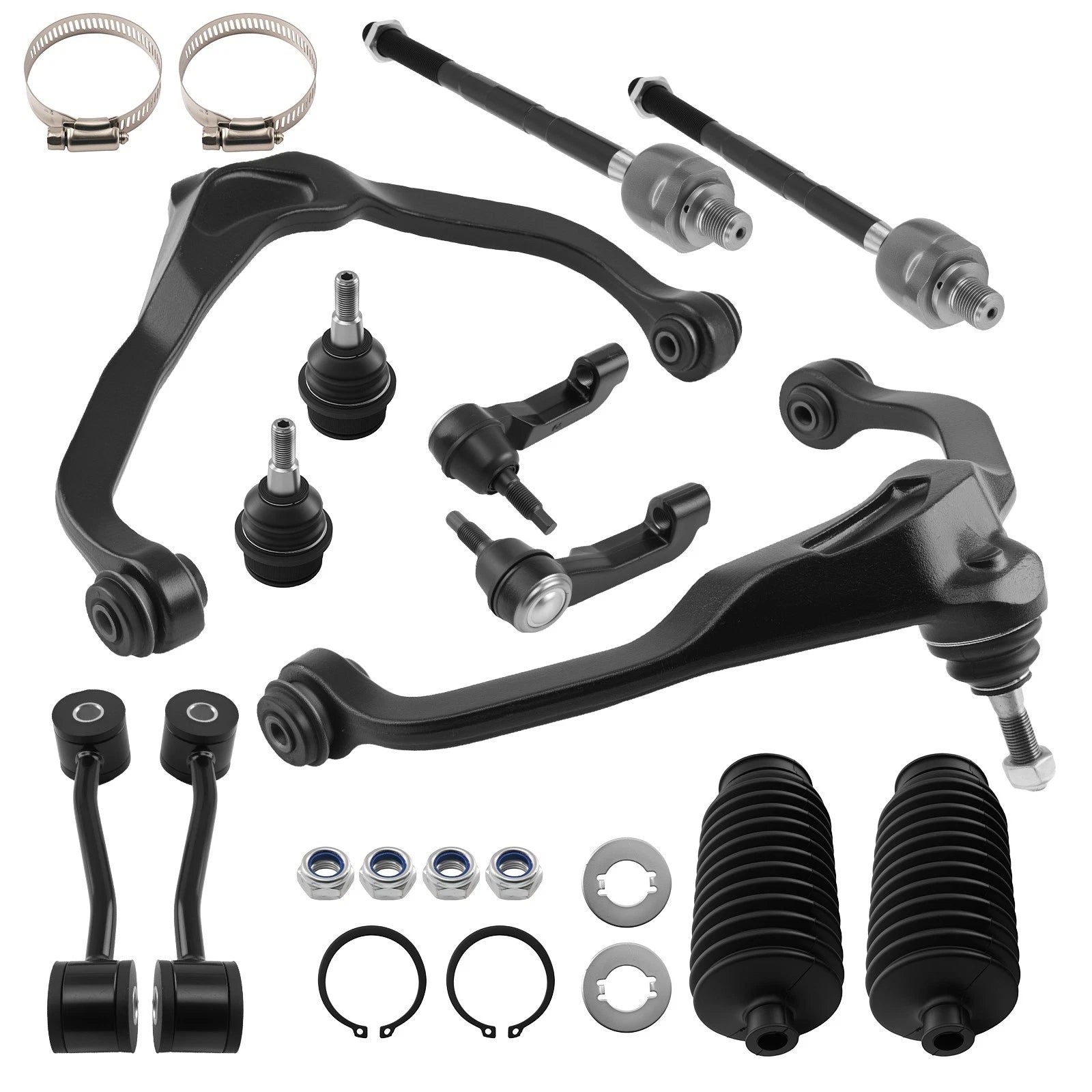 Front Upper Control Arm Tie Rod Kit for Dodge Nitro (2007–2011) Jeep Liberty (2008–2012)