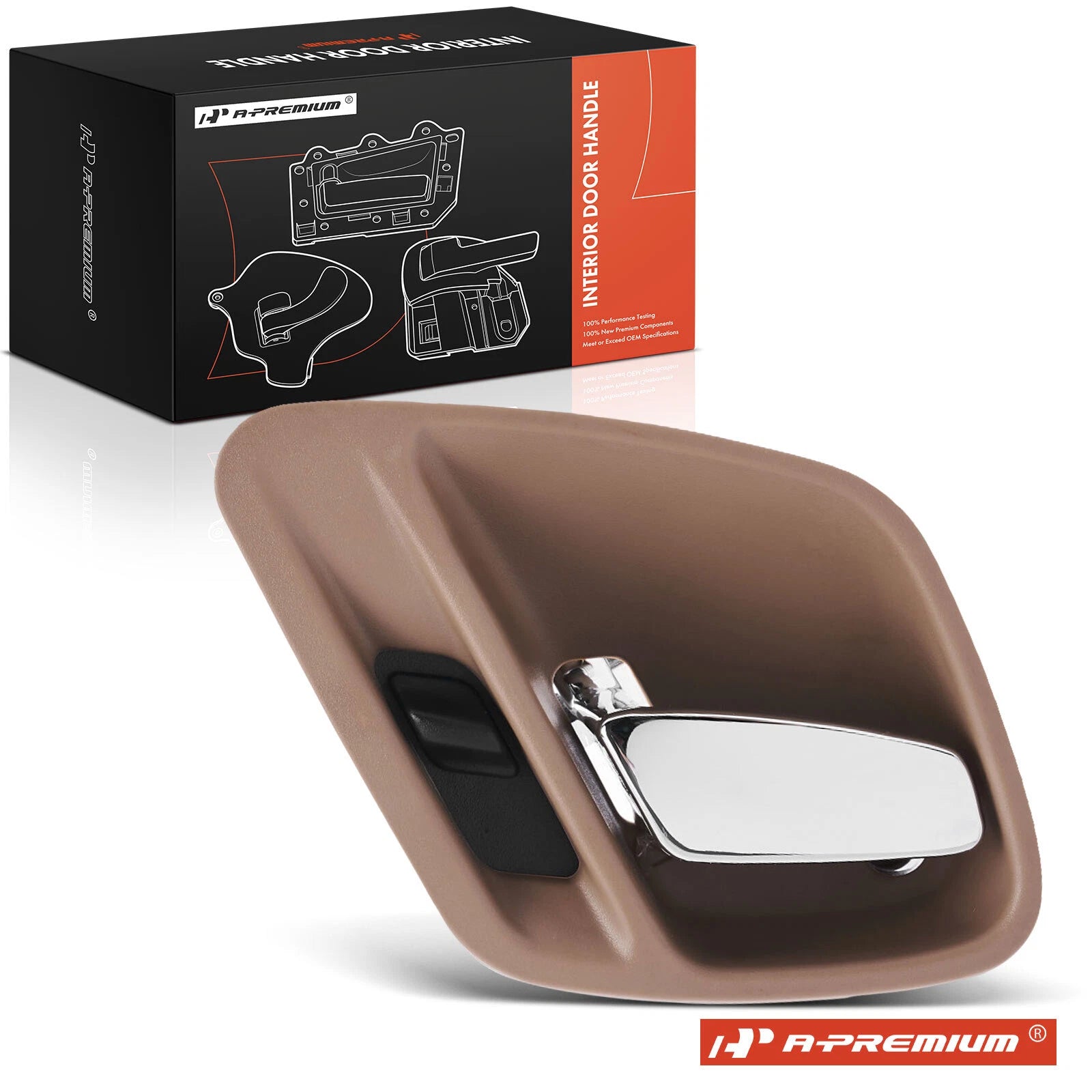 Driver Interior Door Handle for Jeep Grand Cherokee WJ (1999–2004) Brown Chrome