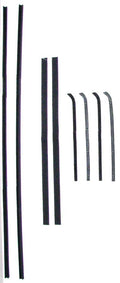 Door Window Sweeps and Glass Run Channel Seal Kit for 1955-1959 Chevy GMC