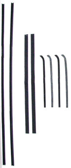 Door Window Sweeps and Glass Run Channel Seal Kit for 1955-1959 Chevy GMC