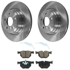 Set of 2 Brake Disc and Pad Kits for BMW 330 Coupe Sedan
