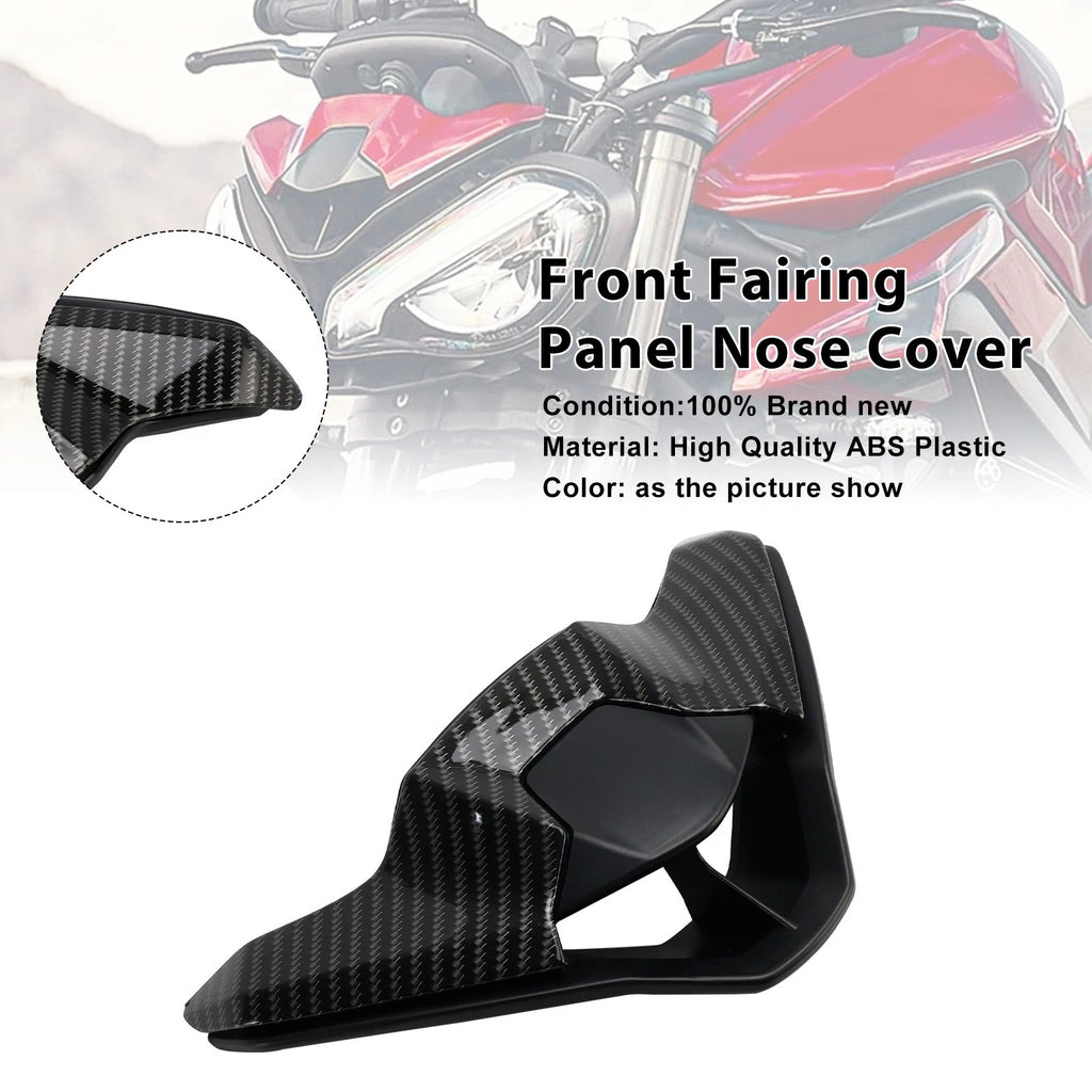 Front Fairing Panel Nose Cover for Street Triple 765 R/RS (2023–2025) Carbon
