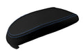 Console Lid Pull Over Cover for Ford Focus (2000–2007) Black Blue Stitch