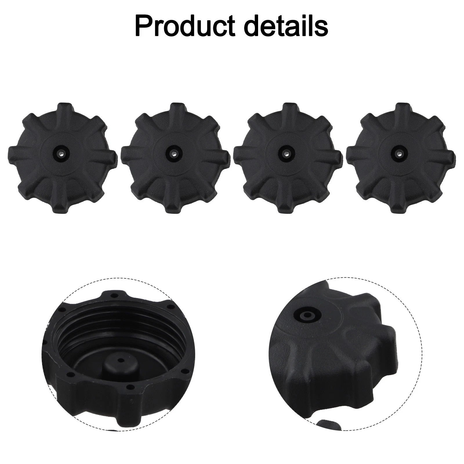 4X Gas Tank Cap for Kawasaki KDX80 KX60 KX125 KX240 KX500 (1980–2000)