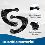 12x Front Lower Control Arms Ball Joints Tie Rods for Ford Fusion Mercury Milan (2006–2012)