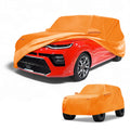 Waterproof Car Cover for Kia Soul (2010–2023) - Orange Cotton, Zipper