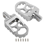 CNC Wide Fat Foot Pegs for Harley Dyna Sportster Touring