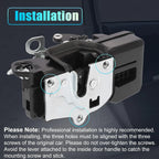 Door Lock Actuator Front Right Passenger Side for Chevy GMC Cadillac (2010-2019)