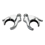 49mm Windshield Clamps for Harley Fat Bob 2018-2025 Chrome