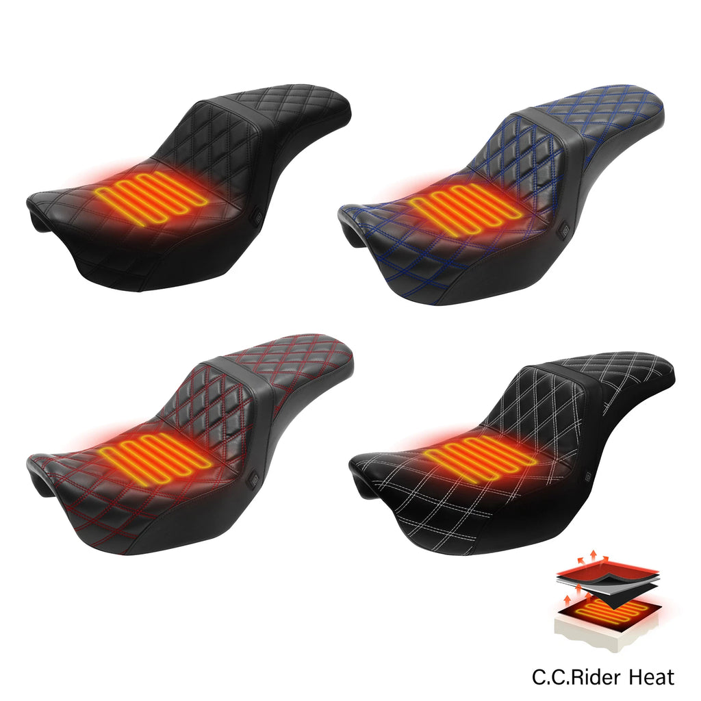 Heated Seat for Harley Dyna Low Rider Fat Bob (2006–2017)
