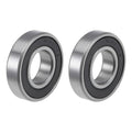Set of 2 Ball Bearings 15x32x8mm for Various Models (16002-2RS)