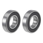 Set of 2 Ball Bearings 15x32x8mm for Various Models (16002-2RS)
