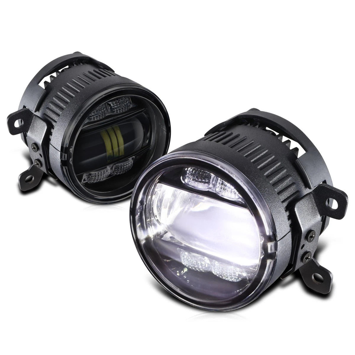Smoked Lens Full LED Projector Fog Lights for Ranger/Mustang/Navigator (2005–2022)