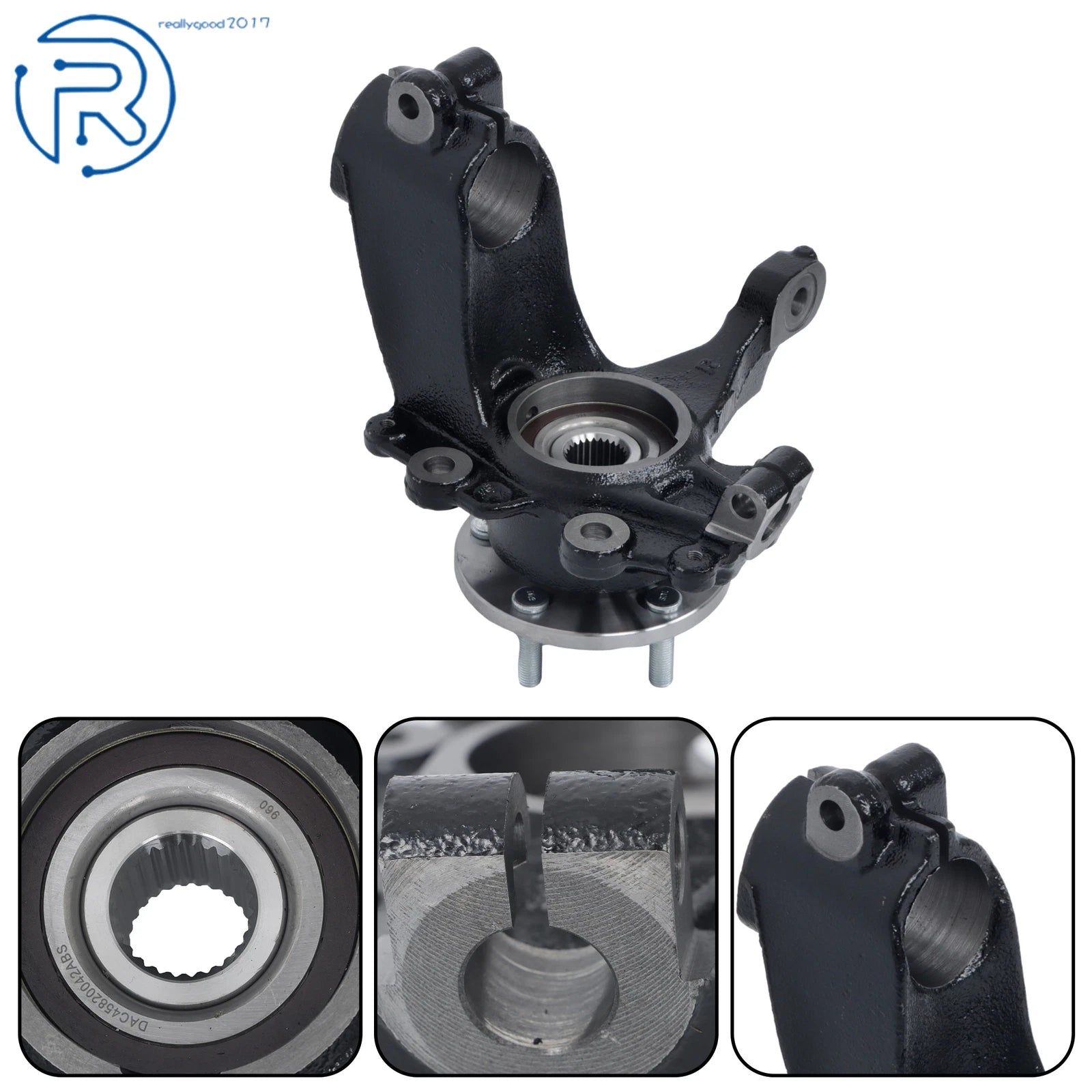Front Steering Knuckle & Wheel Hub Bearing Assembly for Ford Focus (2012-2018)