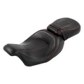 Black Rider Driver Passenger Seat for Harley Electra Street Road Glide (2009–2023)