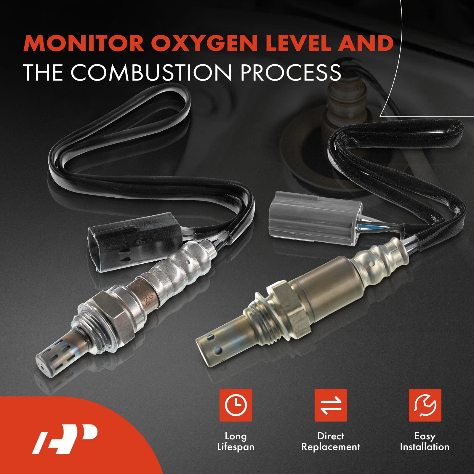 2X O2 Oxygen Sensors for Nissan Rogue Sentra Cube