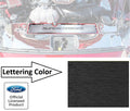 Radiator Cover Plate Brushed Black Letters for 2015-2017 Ford Mustang GT