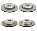 Front 325mm & Rear 328mm Brake Disc Rotor Kit for BMW E46 M3 (2000–2006)