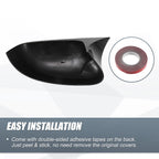 1 Pair Rearview Mirror Cover Overlay for Ford Focus RS ST (2016–2018)