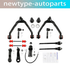 Front Upper Control Arm Ball Joints Tie Rods for Chevy Tahoe GMC Yukon Escalade