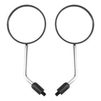 Black M10 Mirrors Set of 2 for Kawasaki KLX 110 125 C 250 S 2010–2017 KLX 230 2020–2021