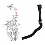 Oil Crankcase Breather Pipe Vent Hose for Mercedes CL/S Class C216 (2007-2014)