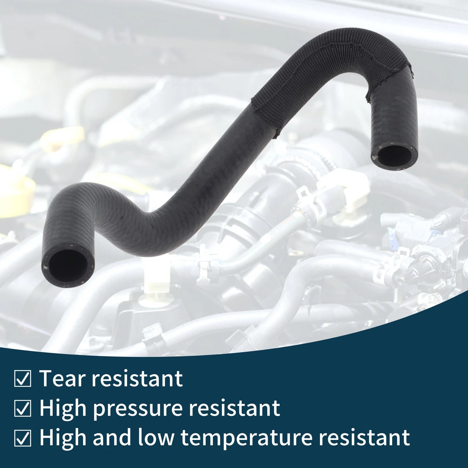 Radiator Hose for Audi A4 Quattro (2010–2012) No. 8K1819373AN Rubber