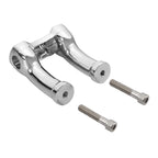 Chrome 4" Handlebar Riser for Harley Softail Fatboy Dyna (Fits 1.26" Bar)