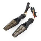 LED Flowing Turn Signal Lights for Motorcycle - Amber