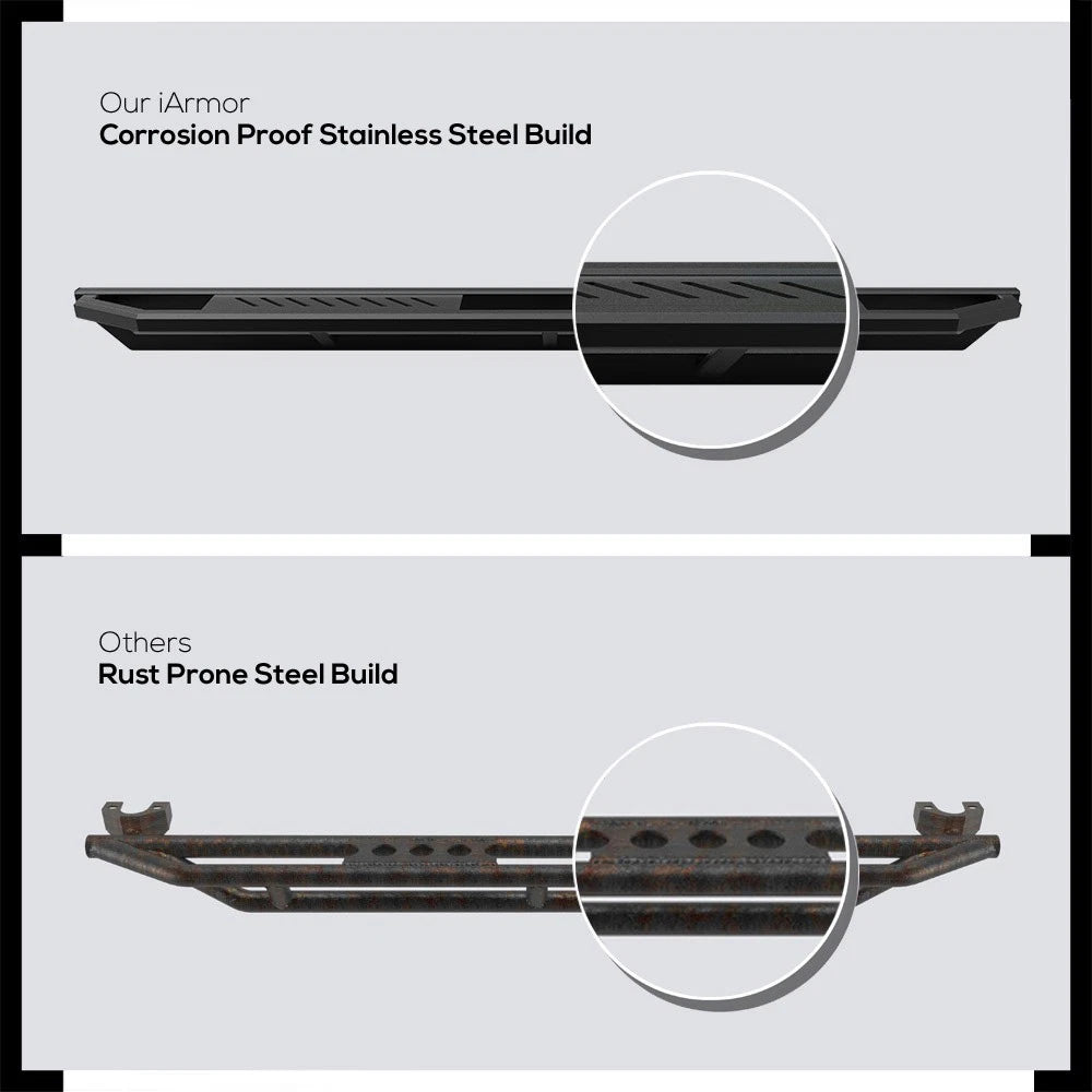 Set of 2 Side Armor for Ford F150 Super Cab (2004-2014)