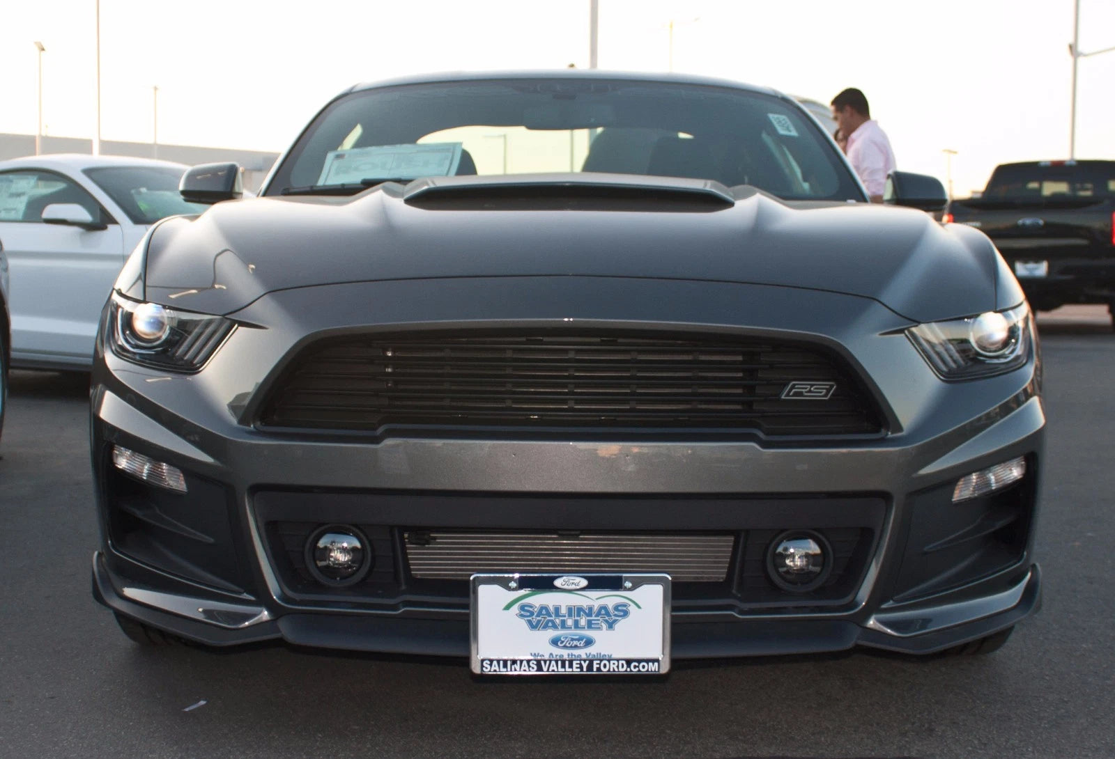 License Plate Bracket Replacement for 2015–2017 Ford Mustang Roush (Removable)