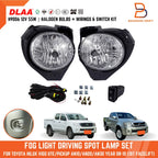 Front Bumper Fog Lights for Toyota Hilux Ute MK6 (2008-2011)