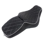 2X Diamond Stitch Seats for Harley Road King (1997–2006)