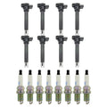 Set of 8 Ignition Coils & NGK Laser Platinum Spark Plugs for Audi R8 RS4 RS5 (2008–2021)