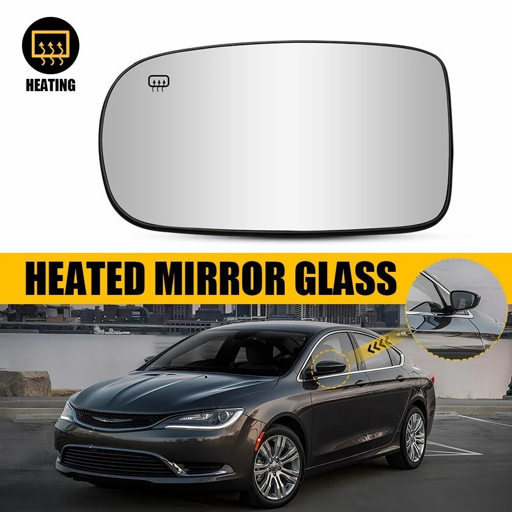 Left Driver Heated Mirror Glass for Dodge Charger (2011–2021)