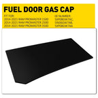 Black Fuel Fill Door for Ram ProMaster 1500 2500 3500 (2014–2023) 5RJ06GW7AB 5XP08GW7AA