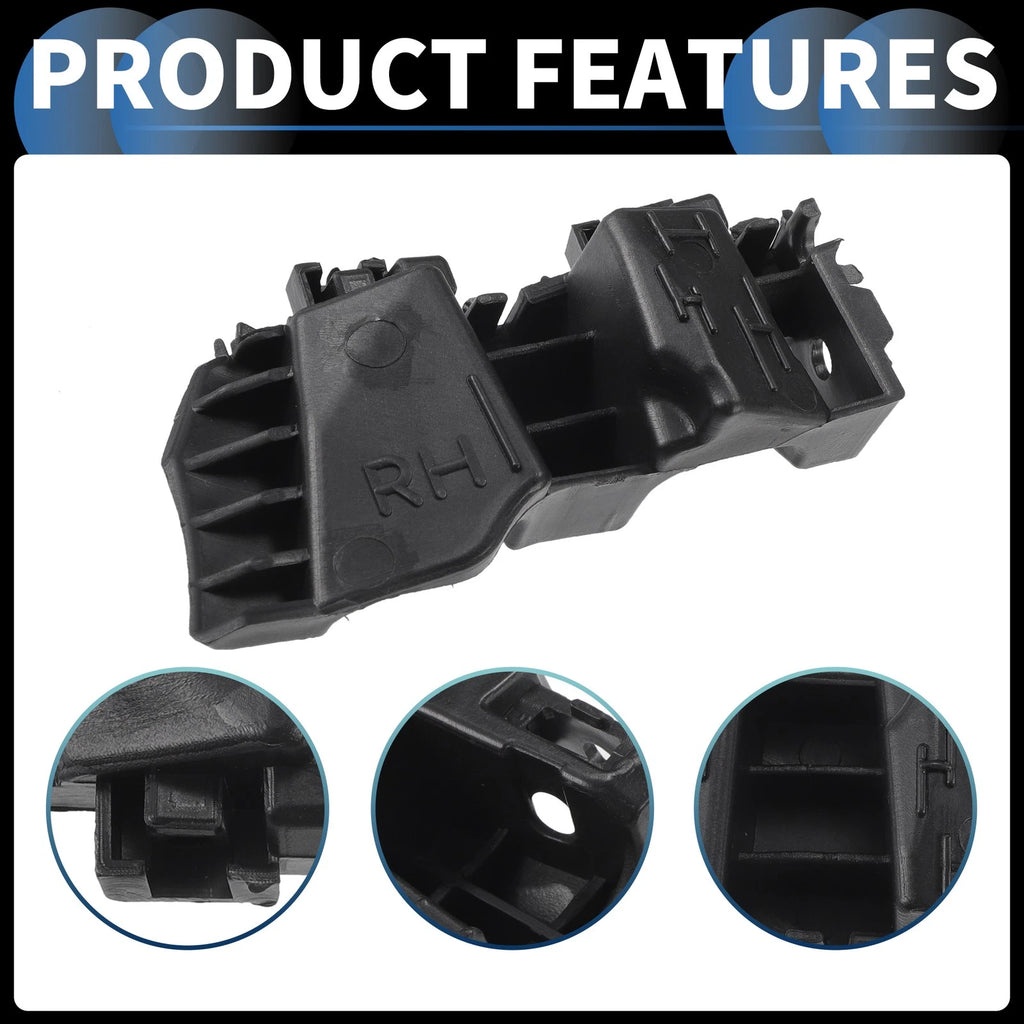 1pc Right Front Bumper Retainer Bracket for Kia K5 (2020–2022) Black ABS