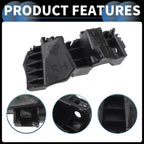 1pc Right Front Bumper Retainer Bracket for Kia K5 (2020–2022) Black ABS