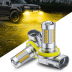 LED Headlight Bulb for Suzuki LTZ 400 Z400 Quadsport (2003–2008) Yellow+White